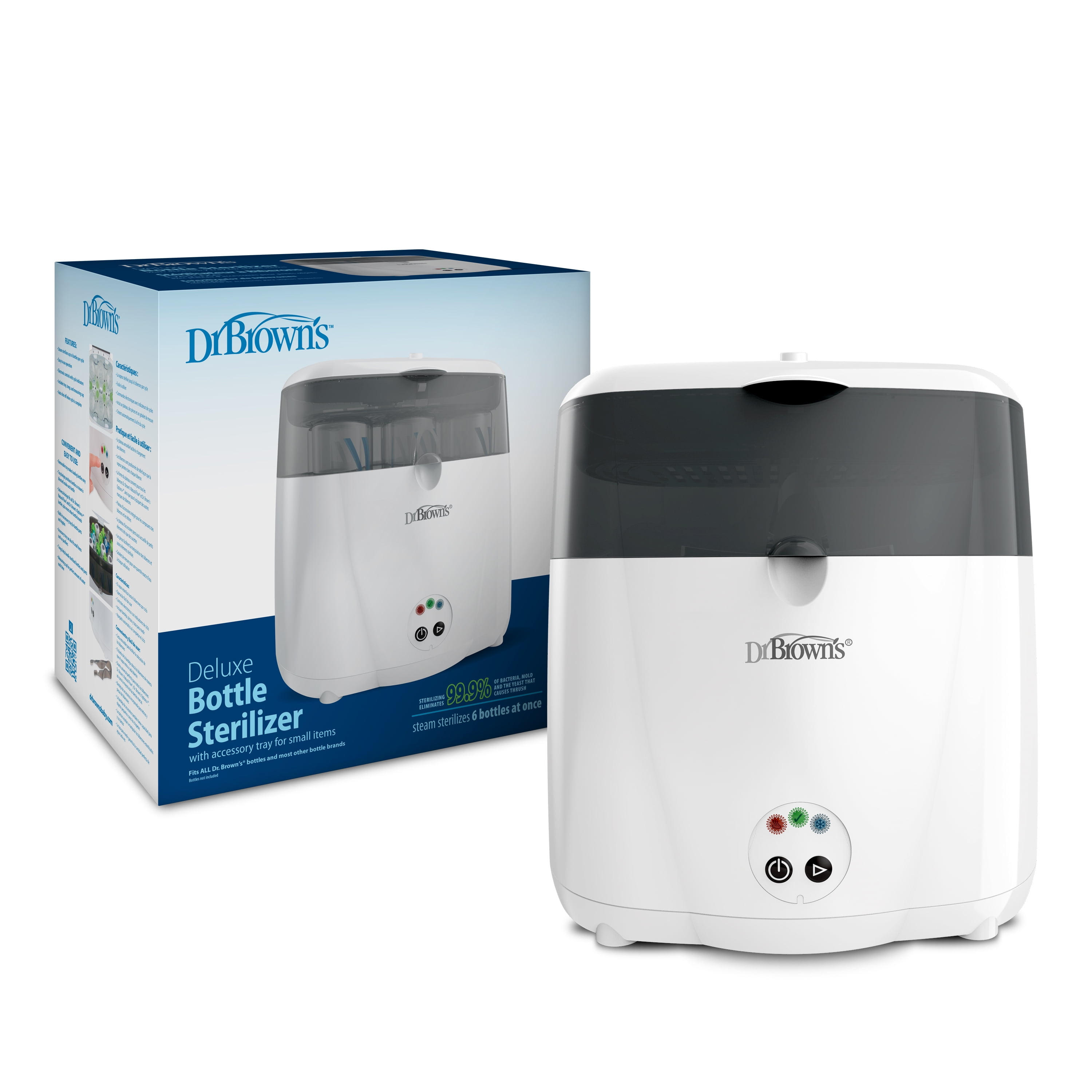 ベビー用食器 Dr. Brown Deluxe Bottle Sterilizer Amazon.com: Dr. Brown's Deluxe Electric Sterilizer for Baby