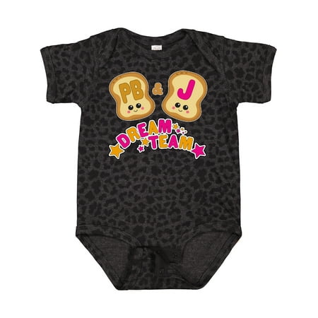 

Inktastic Dream Team Peanut Butter and Jelly Gift Baby Boy or Baby Girl Bodysuit