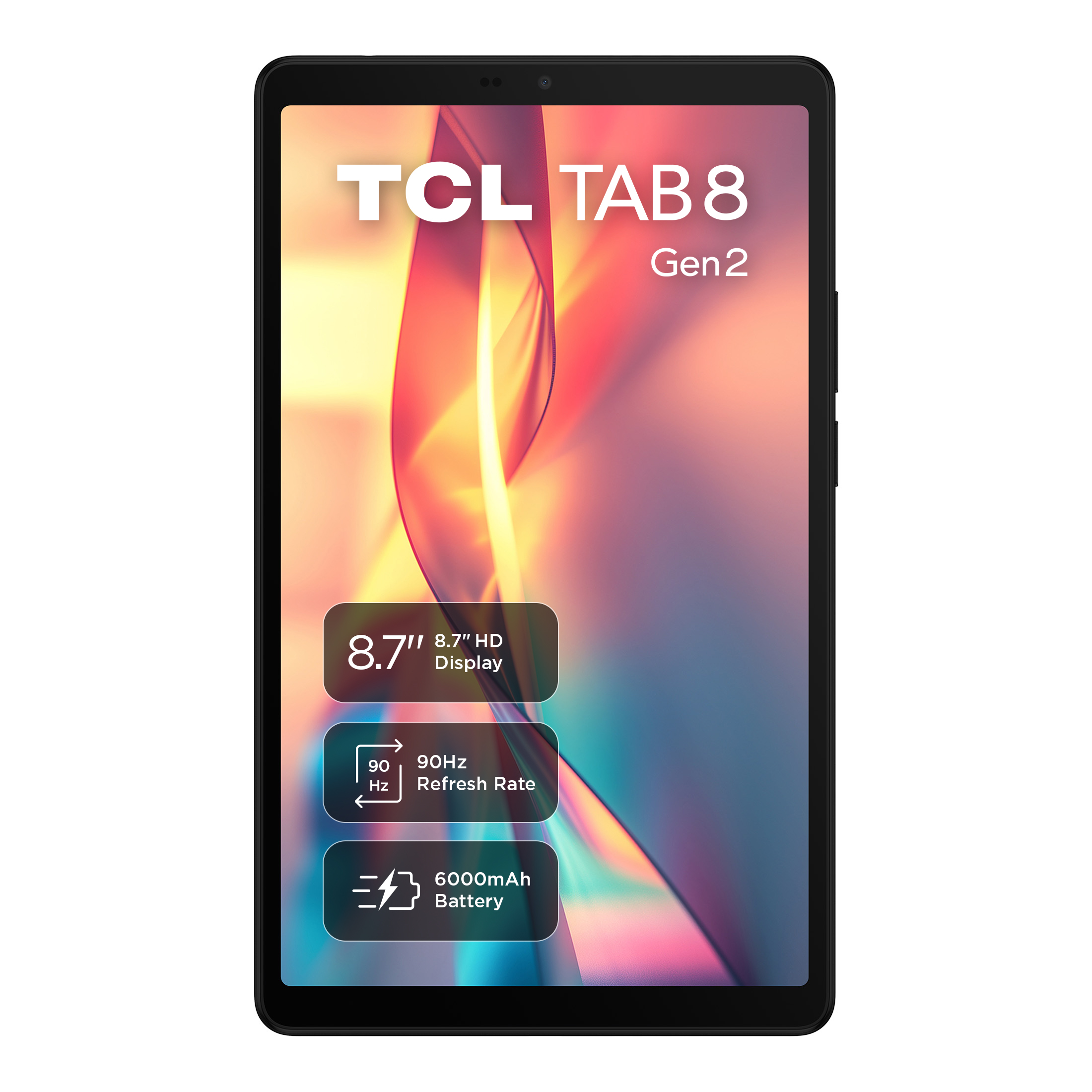 TCL TAB 8 Gen 2 8.7" HD Display Tablet with 64GB Storage and Android 14 - Black