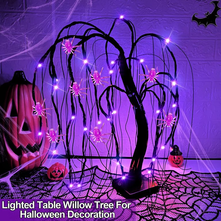 6' LED Spooky Willow Tree