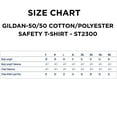 thumbnail image 6 of Gildan Unisex High Visibility Safety Pocket T-Shirt 50/50 Cotton/polyester Hi Vis Workwear Tee (Safety-Orange, 4XL), 6 of 10