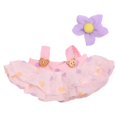 thumbnail image 1 of Mini ropa para muñeca, falda para muñeca, trajes, accesorio para el cabello, vestido cómodo, lindo traje ropa para muñeca para muñecas de tela, niñas rosa, 1 of 10