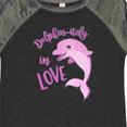 thumbnail image 4 of Inktastic Dolphin-itely in Love Cute Pink Dolphin Boys or Girls Toddler T-Shirt, 4 of 5