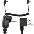 thumbnail image 2 of HomeLife 1.5m/5ft USB 2.0 Type A Male to USB Type B Male Right Angle Coiled Printer Cable, 2 of 5