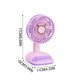 thumbnail image 3 of Candy Color Mini Desktop Fan USB Rechargeable Small Fan For Office Desk Summer Coolings Fan, 3 of 6