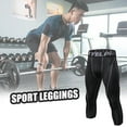 thumbnail image 4 of Graflsoa Men's Performance Workout Leggings 2-Pack: Quick-Dry, Breathable, Stretchable with Muscle Support for Gym, Running, and Yoga - Black & Grey Patchwork Design, Size L (EU), 4 of 6