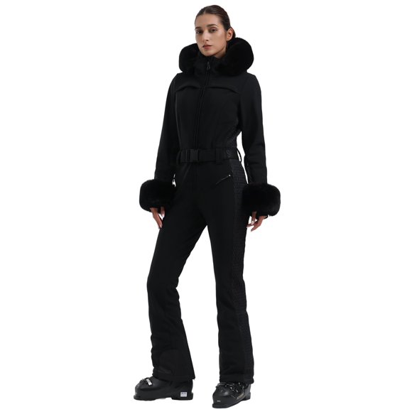 Traje de nieve GSOU SNOW de una pieza impermeable a prueba de viento para mujer