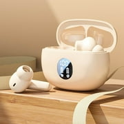 WT2 Edge/W3 Translator Device-Bidirection Simultaneous Translation, Translator Earbuds with 40 Languages, Offline Translator, Fast Reaction with Revolutionary Al Tech (Offline Version)(Beige)