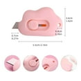 thumbnail image 3 of Boîte Utilitaire Mini en Forme de Nuage Coupe-Lettres Rétractable Portable Adapté pour Découper Enveloppes, 1*Couteau Utilitaire en Liquidation, 3 of 9