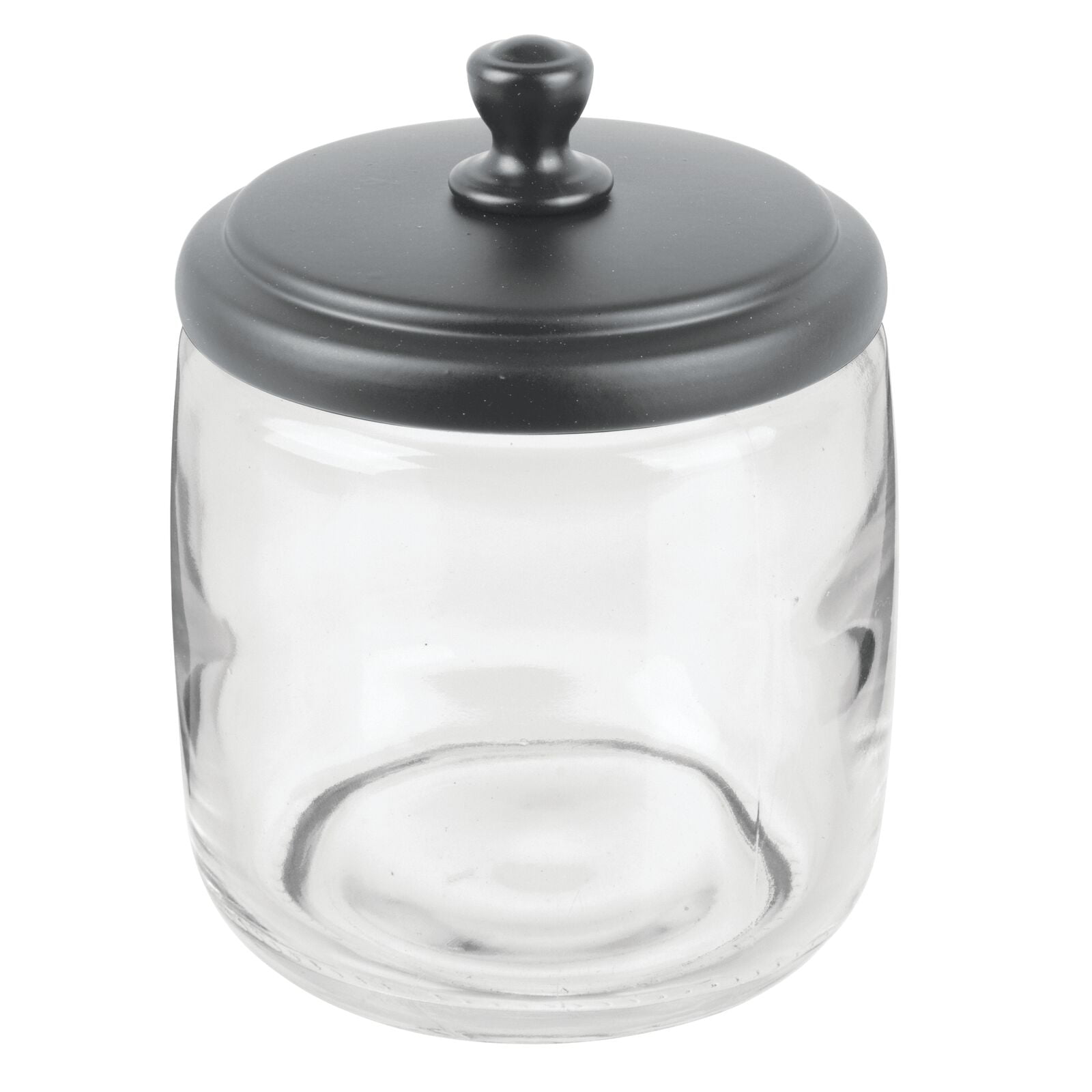 47th & Main Decorative Storage Glass Jar with Lid, Medium, Clear