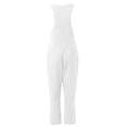 thumbnail image 4 of 2025! Womensasdoklhq Womens Maxi Dress Under $10,Women Casual Boho Fish Print Pocket Romper Long Playsuit Strap Button Jumpsuit, 4 of 5