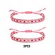thumbnail image 4 of Jumpingount 2 piezas de pulseras bohemias para mujeres, niñas, fiesta, viaje, brazalete tejido ajustable, decoración de muñeca, regalo de Type3 NO3, 4 of 6