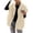 36# Beige, variant on Womens Fuzzy Fleece Vest Oversized Casual Warm Sherpa Vests Jacket Sleeveless Button down Outerwear with Pockets Solid Color Striped Leopard Print Loose Fit Fall Winter Coats Black 2XL