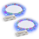 thumbnail image 1 of Paquete de 2 luces LED de 20 pies y 6,5 pies, luces de hadas alimentadas por batería para patio, dormitorio, decoración navideña, etc., 1 of 5