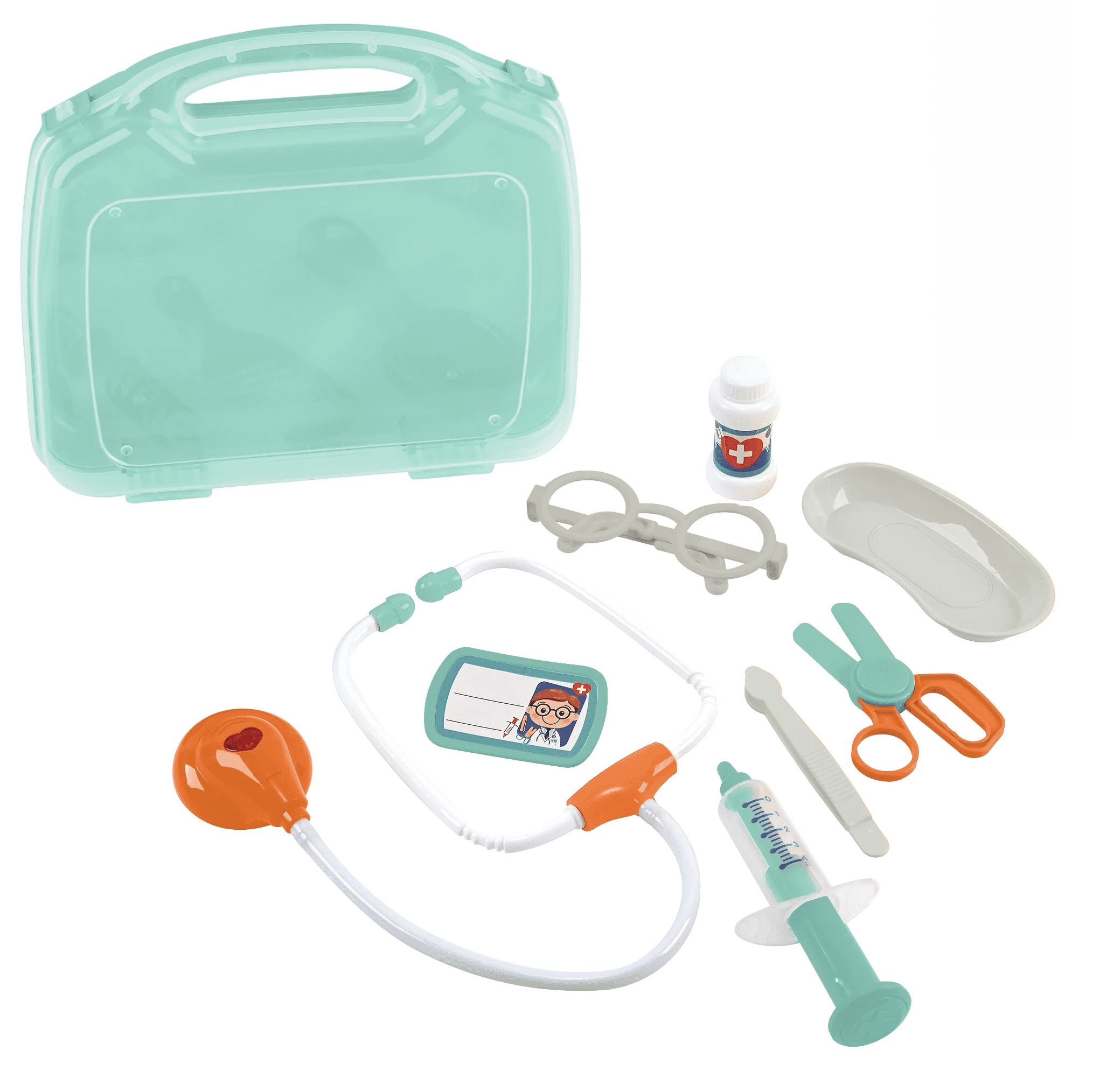 Kid Connection Doctor Case Pretend Play Set, 9 Pieces