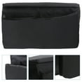thumbnail image 3 of 1Set Chair Storage Pocket Black Rectangular Oxford Cloth 600D Storage for Living Room Home, 3 of 8