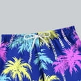 thumbnail image 6 of Pounoo New 2025 Girls Shorts Size 10-12 Fashion Print Summer Beach Shorts Elastic Waisted Tie Front Breathable Shorts for Girls, 6 of 7