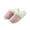 Pink, variant on Womens Memory Foam Scuff Slippers Fuzzy House Shoes with Faux Fur Collar Winter Slide Slipper