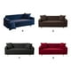 thumbnail image 3 of Matsuzay Fundas de sofá de estilo moderno de gran elasticidad, almohadilla a cuadros de maíz, Protector elástico impermeable para muebles Decoración del hogar Negro, 3 of 6