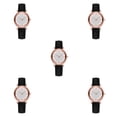 thumbnail image 1 of ZheElen Easy-to-read Ladies Quartz Watch Fashionable And Reliable Analog Display white black 5Set, 1 of 6