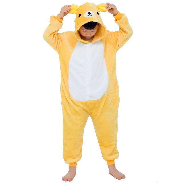 Conjunto de pijamas de franela para niños y niñas, ropa de dormir con dibujos de animales, Pegaso, unicornio, zorro, para invierno, novedad xuanjing unisex