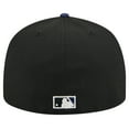 thumbnail image 4 of Men's New Era Black Chicago White Sox Shadow Stitch 59FIFTY Fitted Hat, 4 of 6