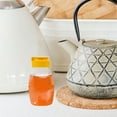 thumbnail image 4 of KAKOWELY 4pcs Empty Honey Jars Squeeze Bottles Plastic Honey Dispenser With Lids Refillable Condiment Container For Maple Syrup Ketchup Mustard Salad Dressing,3.98X"X2.17"X1.57", 4 of 5