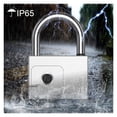 thumbnail image 2 of Smart Fingerprint Padlock Waterproof Bluetooth App Control for Locker and Gate ,Keyless Entry Design, 2 of 6