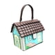 thumbnail image 3 of Bolso de la bolsa en forma de casa bolso de hombro para mujeres bolsas telefónicas únicas para el trabajo Azul, 3 of 8
