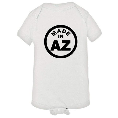 

PleaseMeTees™ Baby From Born Made In Arizona AZ Logo Label Tag HQ Jumper