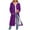Plaid jackets-Purple, variant on Gamivast Plaid Fleece Lined Jackets for Women Long Casual Hooded Long Sleeve Winter Coats with Pockets Outdoor Zip up Drawstring Warm Outerwear Clothes for Cold Weather