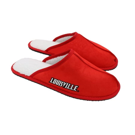 Louisville Cardinals Wordmark Open Back Moccasin Slippers