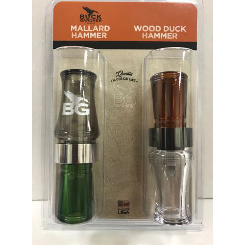 GAME CALL NEW-in-PACKAGE BUCK GARDNER WORKIN' MAN series TWO SHOT DUCK CALL 