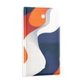 thumbnail image 2 of Yayeee Blank Wall Plate Cover 1-Gang 4.5"x2.7" Home Unused Decorative Outlet, Blue Abstract Wavy, 2 of 7