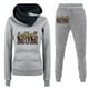 thumbnail image 1 of Puntoco Moda Mujer Otoño Invierno Trajes Chándales Impresión Manga Larga Jersey Sudaderas Pantalones Traje Liquidación Puntoco Puntoco-1688, 1 of 2