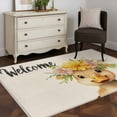 thumbnail image 5 of 4x6 Washable Area Rug, Duck Non-Slip Rectangle Rug for Living Room Office, Welcome Indoor Accent Floor Mat for Home Decor, 5 of 9