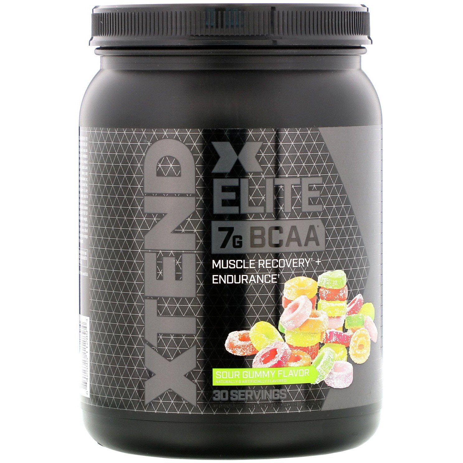 Xtend Elite, 7G BCAA, Sour Gummy Flavor, 1.19 lb (540 g)