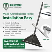 Dig Defence Dog Fence No Dig Barrier Fence Panels for Pets Yard Protection 15 Pack XL up to 30 ft