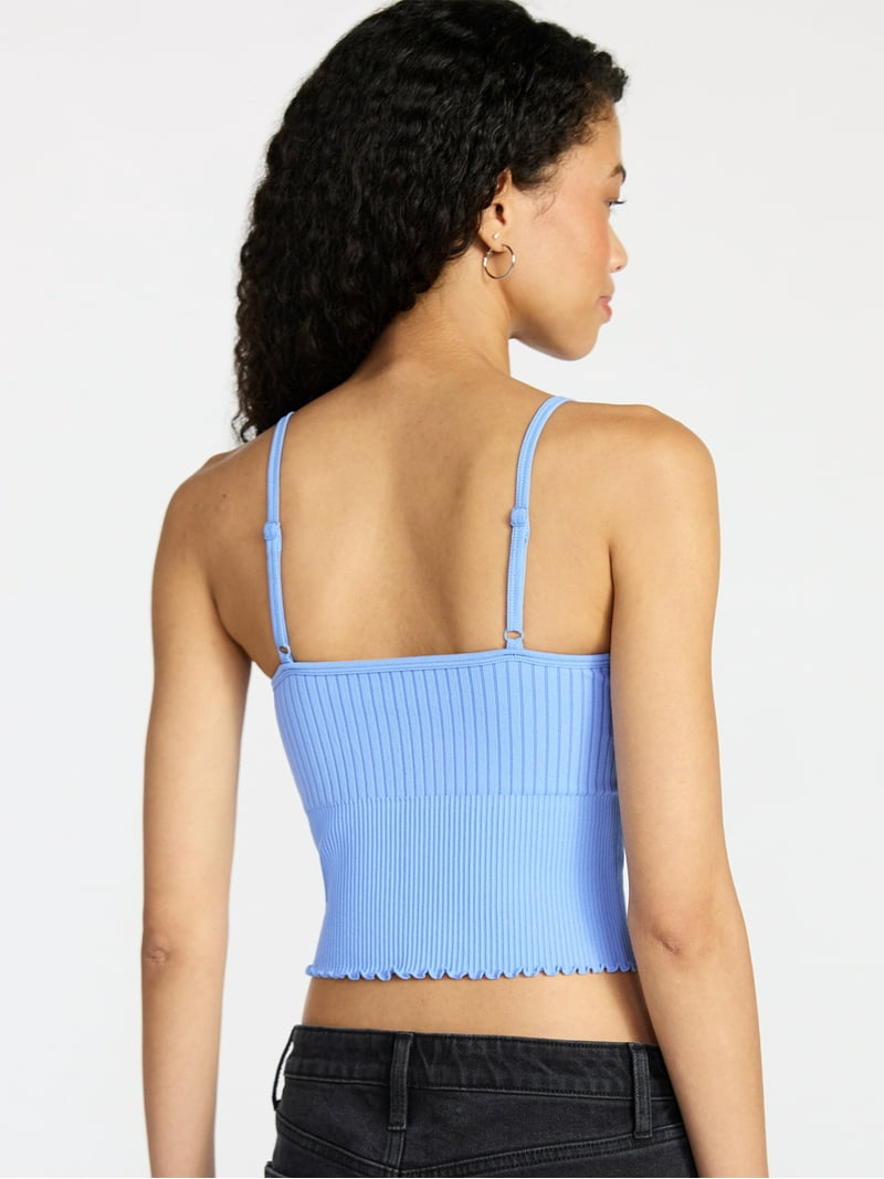 No Boundaries Seamless Scoop Neck Brami, Women's & Women's Plus