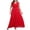 Red, variant on MIANHT Dresses for Women, Plus Size Dresses, Women's Sexy Summer Sleeveless V-Neck Solid Color Plus Size Dress