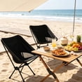 thumbnail image 5 of Folding Camping Chair Portable Outdoor Lawn Seat with Carry Storage Bag, Lightweight Foldable Chair for Picnic Hiking Beach Fishing Travel Backyard Patio Outdoor Relaxing, 5 of 7