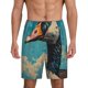 thumbnail image 1 of Fotbe Blue Watercolor Duck Pantalones Cortos de Pijama para Hombre, Ropa de Dormir, Pantalones de Pijama Cortos para Hombre-4X-Large, 1 of 6