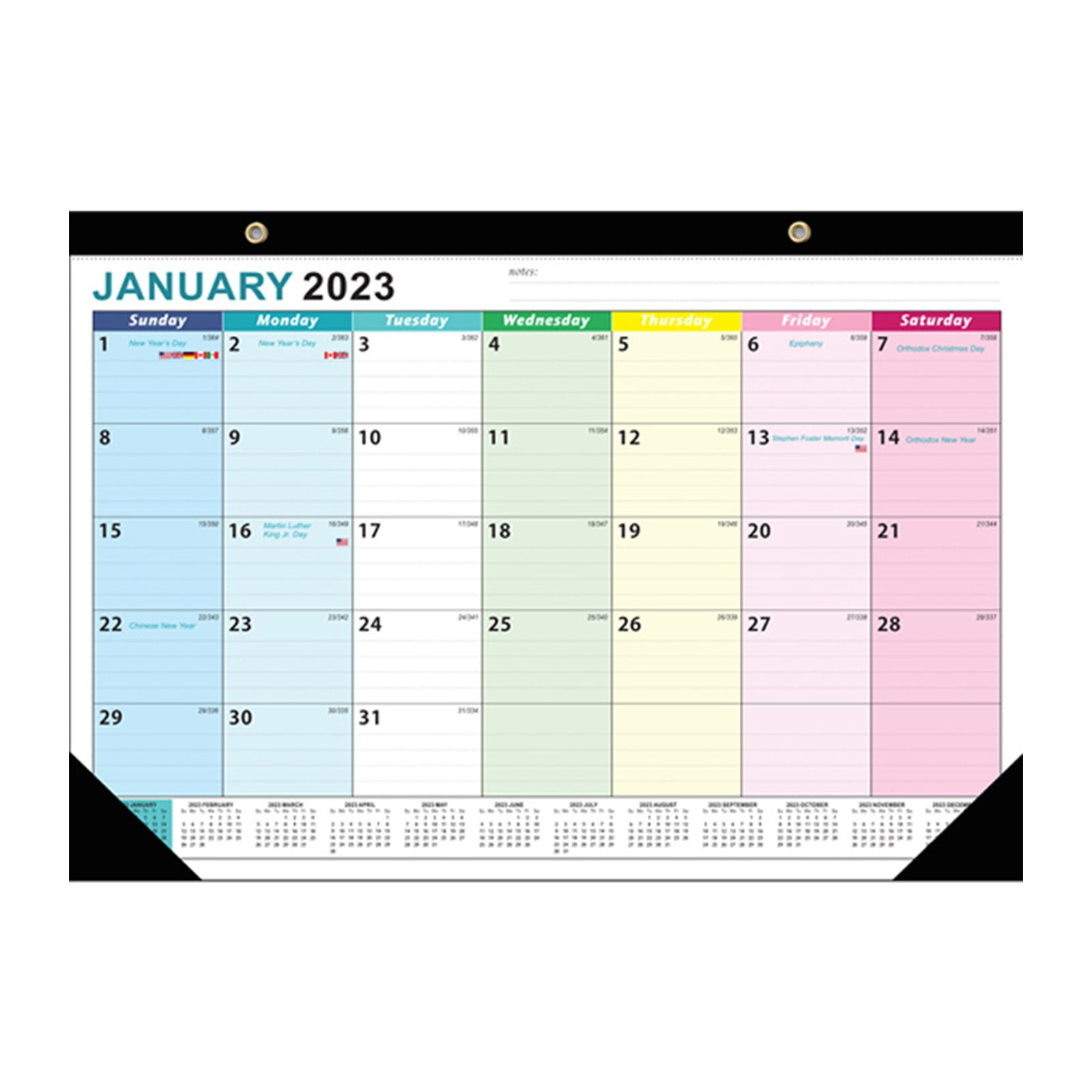 PhoneSoap Calendar From January 2023 To 2024 Ju Ne English Desk