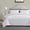 Chevron White, variant on Quilt Set Double Bed/Double Bed XL, Light White Bedspread Ultrasonic Chevron Pattern Light Quilt Cover Suitable for All Seasons Quilt Bedding Decoration -2 Piece Set Double Extra Long Bedspread