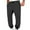 Black, variant on Men's Wide Leg Sweatpants Casual Loose Double Waist Drawstring Elastic Bottom Joggers