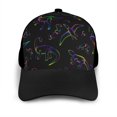 thumbnail image 3 of Yiaed Dinosaur Print Baseball Cap Dad Hat Polo Style Plain Blank Adjustable Size, 3 of 5