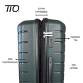 thumbnail image 3 of Maletas de Viaje TIO-TRAVEL Classic de Polipropileno, 3 of 5