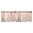thumbnail image 6 of Yayeee Kitchen Valance Rod Pocket 54" x 18" Living Room Window Curtain, Light Green Christmas Houses, 6 of 6