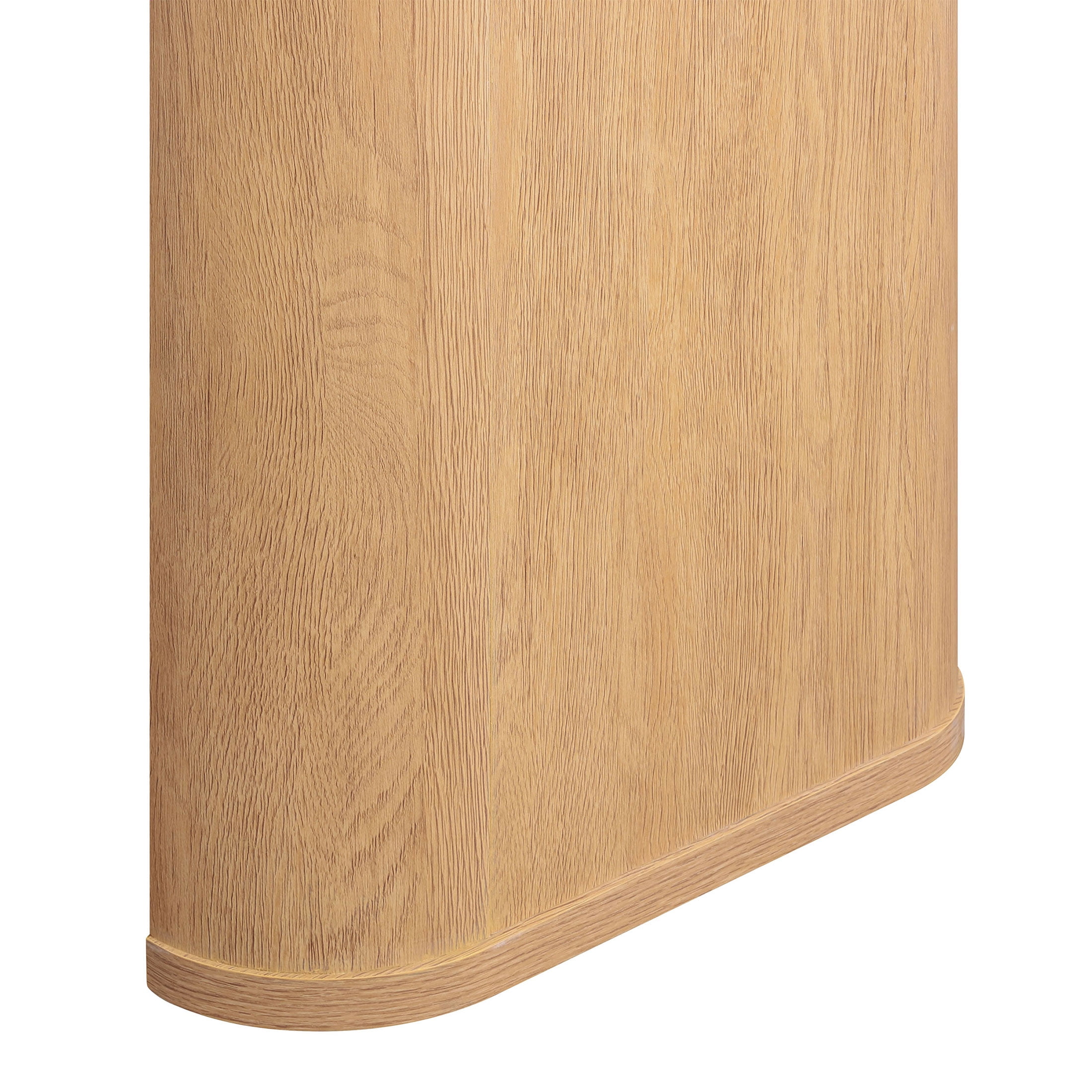 Better Homes & Gardens Juliet Oval Writing Desk, Light Honey Finish