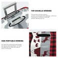 thumbnail image 3 of Yiaed Buffalo Plaid Forest Print Travel Luggage Cover Suitcase Protector Fits 18-32 Inch Luggage Wheel Covers Patterned Elastic Luggage Anti-scratch（No luggage）-, 3 of 5